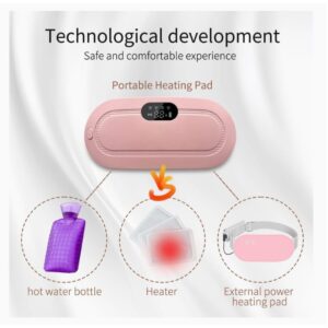 maycreate Cordless Electric Heating Pad Belt for Period Cramps and Back Pain Relief